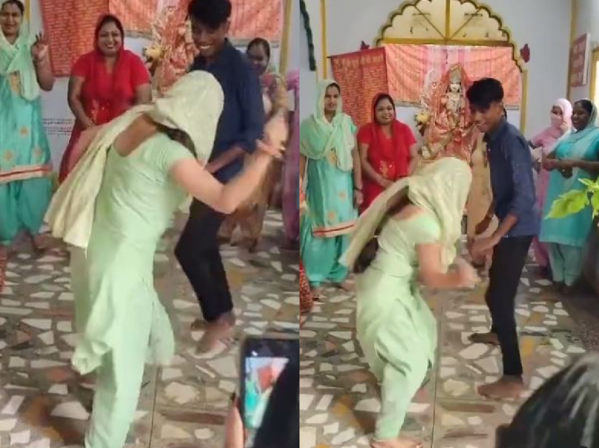 VIRAL VIDEO: शादी की रशमों के बीच भाभी ने कर दी देवर की लकड़ी से पिटाई, और फिर …