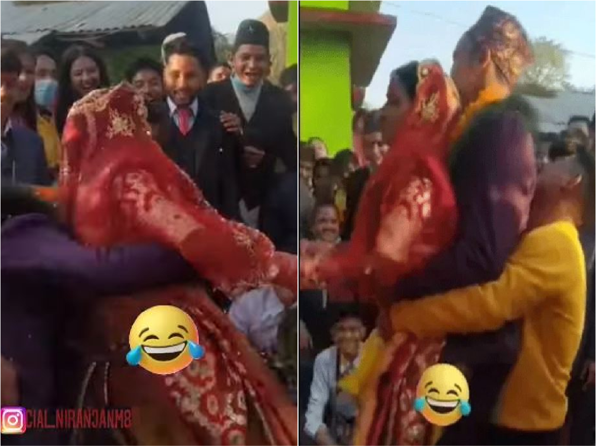 Wedding video: शादी की रस्मों के बीच दूल्हा दुल्हन को तीसरे शख्स ने पटका, फिर हुआ कुछ ऐसा…