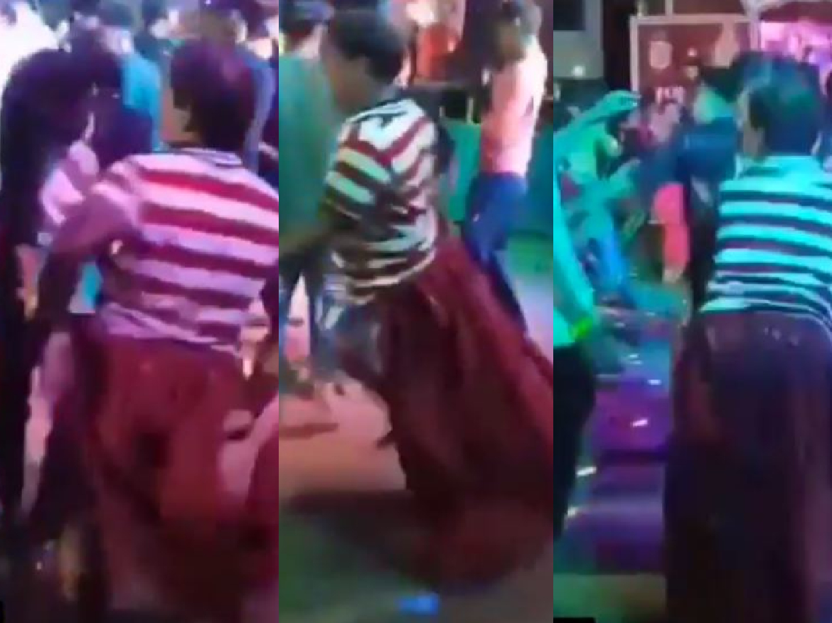 Funny Dance Video: देखते ही देखते पार्टी में चचा ने लुंगी पर पहना पेटीकोट,  फिर जो हुआ देख नहीं रोक पाएंगे हंसी - पर्दाफाश