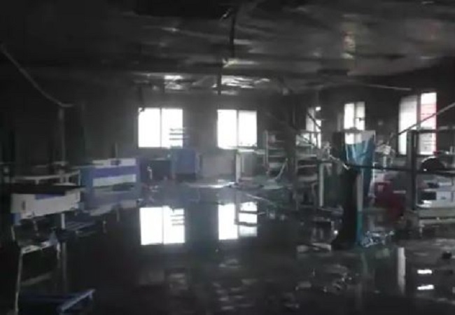 Maharashtra : अहमदनगर अस्पताल के ICU वॉर्ड में लगी भीषण आग, 10 की मौत