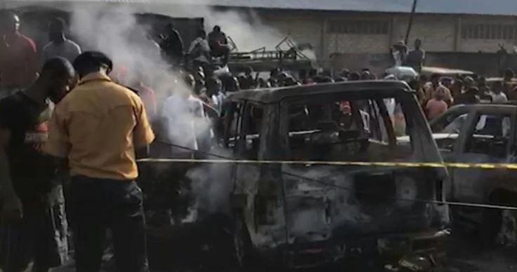 Sierra Leone blast: तेल टैंकर में धमाके के बाद लगी भीषण आग, 91 लोगों की मौत