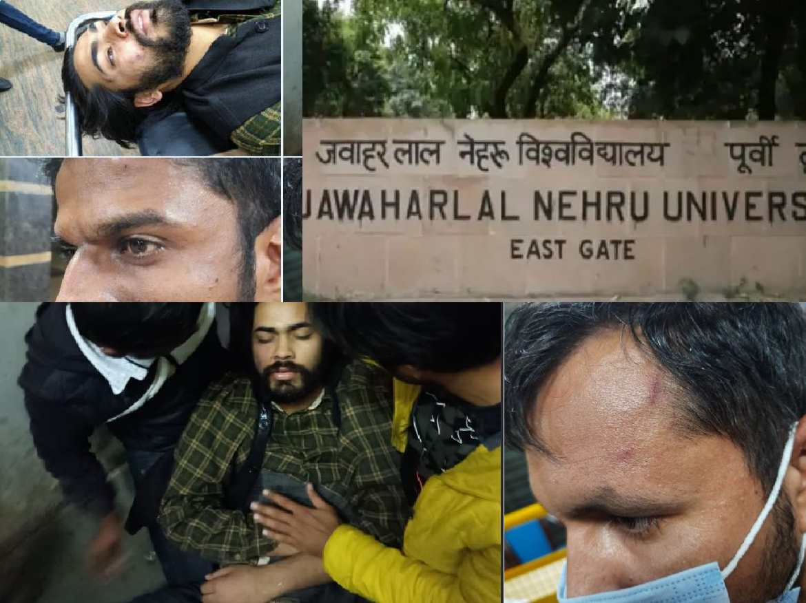 JNU Violence: वामपंथी और ABVP छात्रों के बीच हिंसक झड़प, 12 घायल