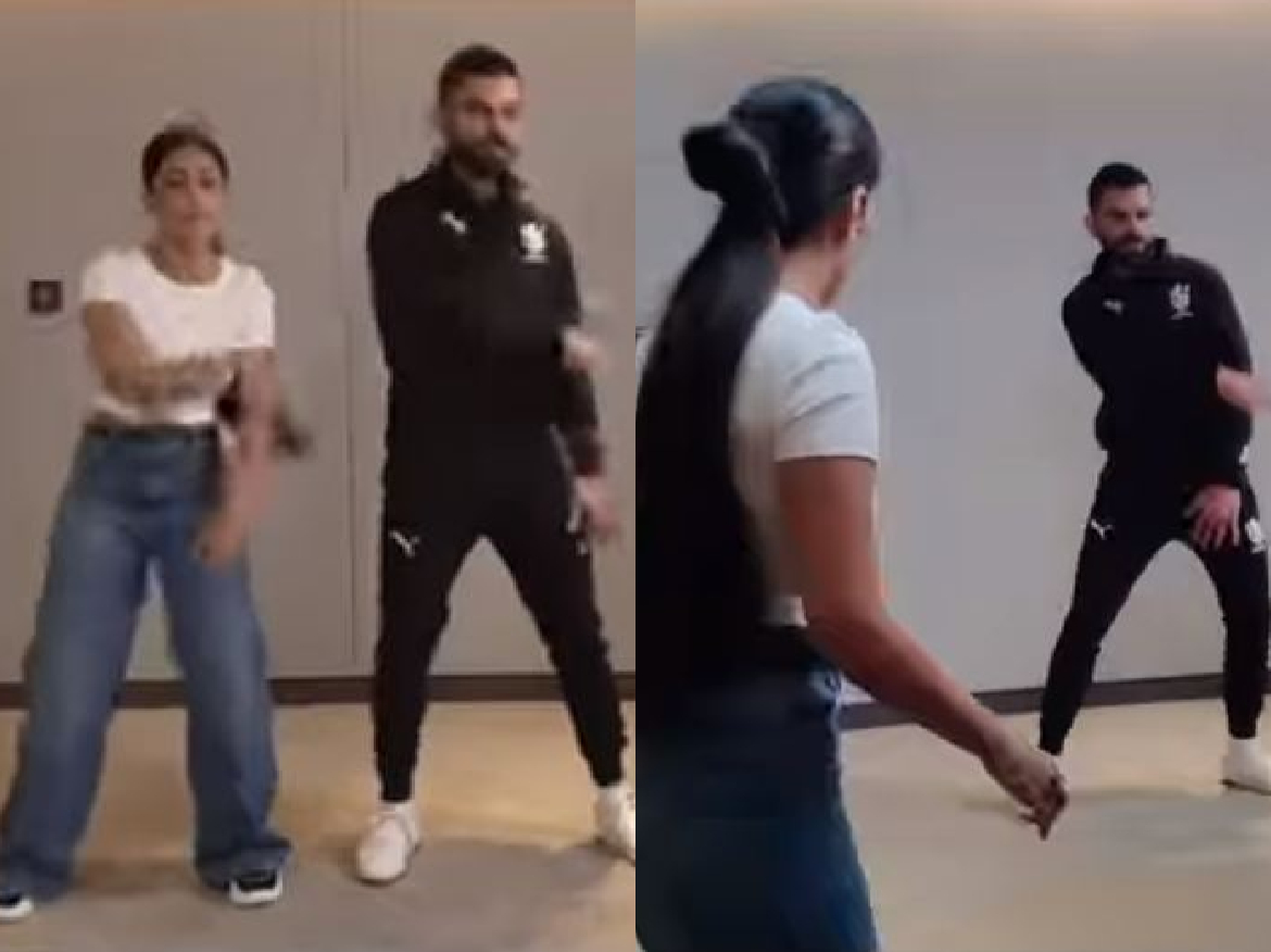 Spinner Yuzvendra की दुलहनिया के साथ Virat Kohli ने किया जबरदस्त डांस, देखें VIDEO