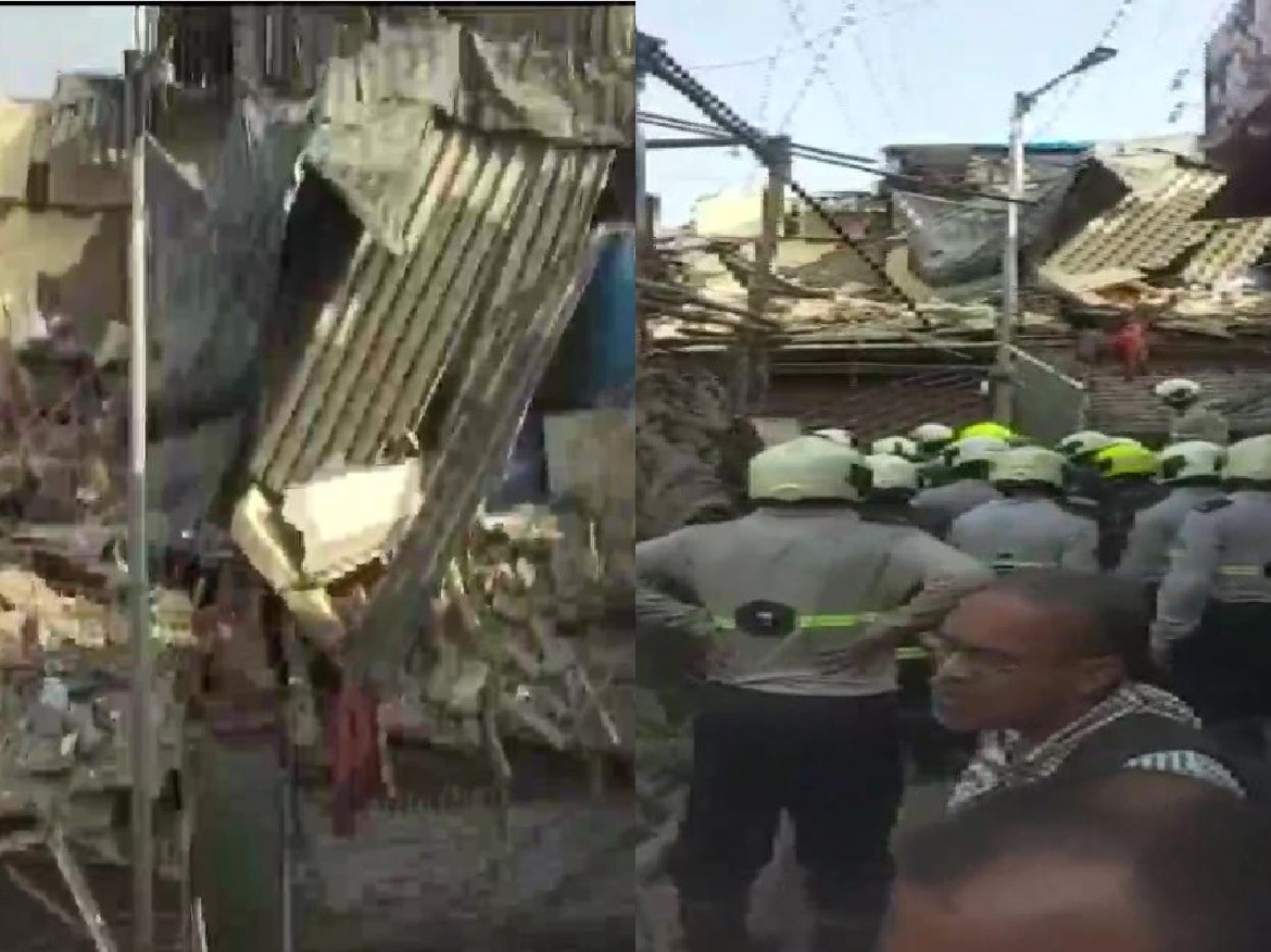 Mumbai: मुंबई के एंटोप हिल इलाके तीन मंजिला इमारत गिरी, राहत और बचाव का काम जारी