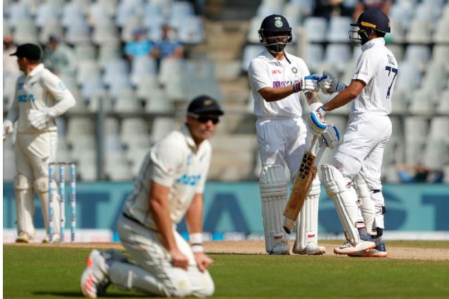 IND vs NZ 2nd Test Day 3 Live Score: पुजारा अर्धशतक से चूके, भारत की बढ़त 400 रन के पार