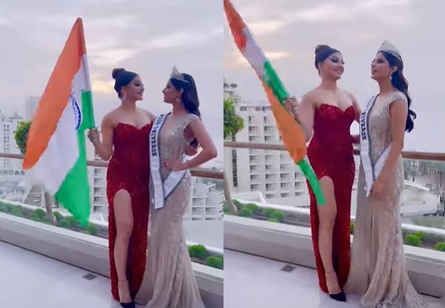 Video : Miss Universe 2021 जज एक्ट्रेस Urvashi Rautela, हरनाज को जीतता देख छलके खुशी के आंसू