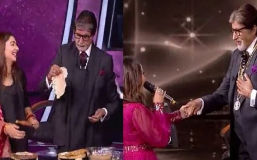 Amitabh Bachchan ने चलते शो में बनाई रोटियां, फिर एक्ट्रेस संग लगाए ठुमके…देखें VIDEO