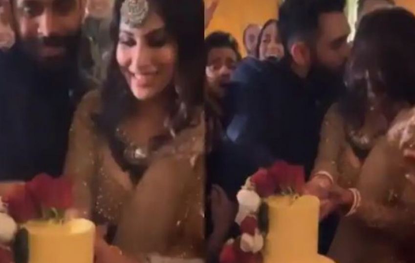 Mouni Sooraj Sangeet Ceremony: मौनी-सूरज केक काटते हुए किया लिपलॉक, Romantic video हुआ वायरल