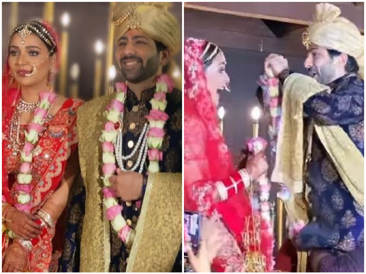 Mansi Srivastav Kapil Tejwani Wedding: शादी के बंधन में बंधे मानसी और कपिल, सोशल मीडिया पर तेजी से वायरल हुई तस्वीरें