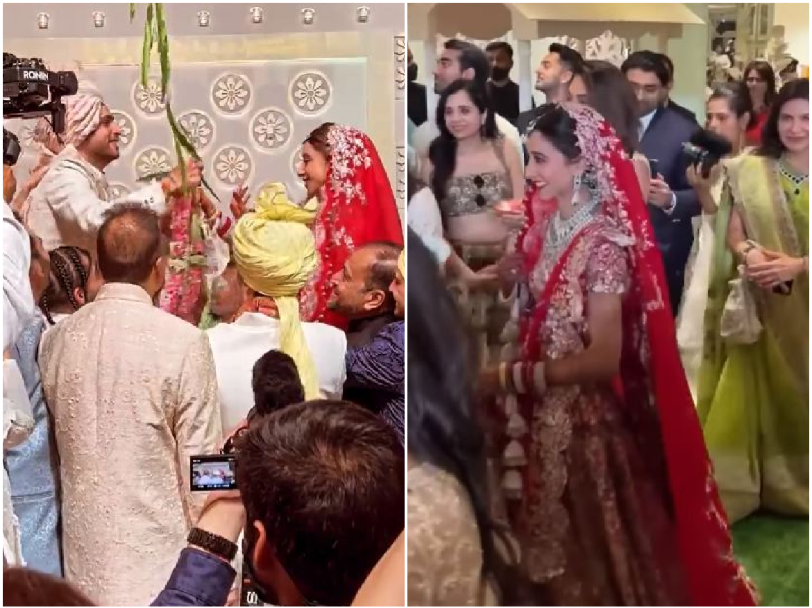 Anmol Ambani- Krisha Shah Wedding में बच्चन परिवार की ने मचाया धमाल, देखें शादी के अनसीन VIDEO