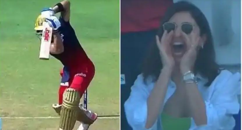 IPL 2022: कोहली ने जड़ा अर्धशतक, छक्का लगाते ही झूम उठीं पत्नी अनुष्का शर्मा, देखिए तस्वीरें