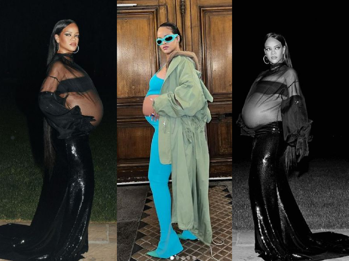 Pop Singer Rihanna ने ब्लैक ड्रेस में फ्लॉन्ट किया बेबी बम्प, बोल्ड तस्वीरों ने मचाया तहलका
