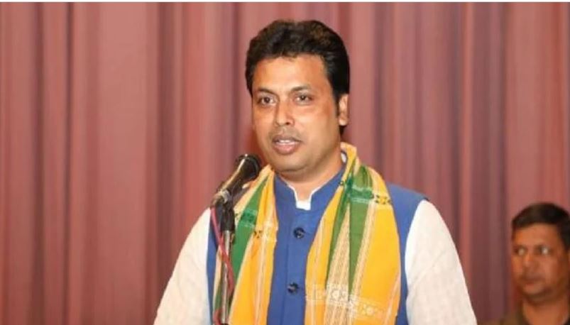 त्रिपुरा के मुख्यमंत्री बिप्लब देब ने दिया इस्तीफा, कहा-संगठन को मजबूत करने के लिए लिया फैसला