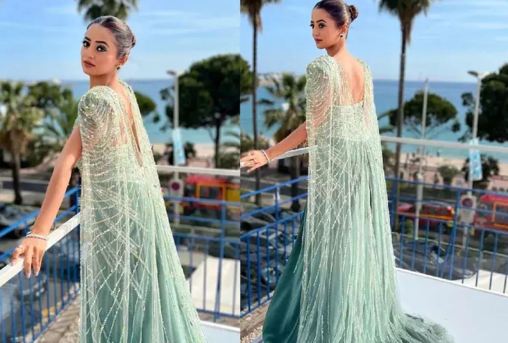Cannes Film Festival 2022: Gray Gown में Helly Shah ने रेड कारपेट पर लगाई आग, तस्वीरें तेजी से हो रही वायरल