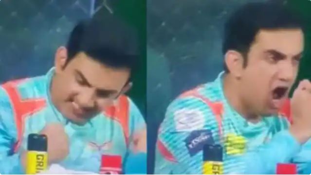 IPL 2022 :लखनऊ सुपर जाइंट्स टीम के मेंटर गौतम गंभीर ने लाइव मैच में दी गाली! जमकर वायरल हो रहा वीडियो