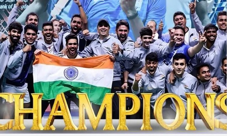 Badminton Thomas Cup: भारत ने बैडमिंटन में थॉमस कप जीतकर रचा ​इतिहास
