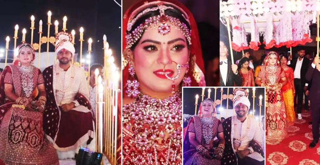 Nidhi jha Anjana Singh Wedding: एक्ट्रेस ने एक्स हसबैंड से दोबारा रचाई शादी, तस्वीरें देख फैंस के उड़े होश