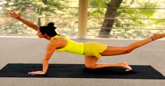 International yoga day पर Malaika Arora ने योग वीडियो शेयर कर किया फिटनेस के लिए मोटिवेट, देखें VIDEO