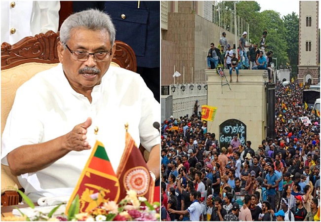 Sri Lanka Crisis : राष्ट्रपति गोटाबाया राजपक्षे देश छोड़कर भागे मालदीव, जा सकते हैं दुबई