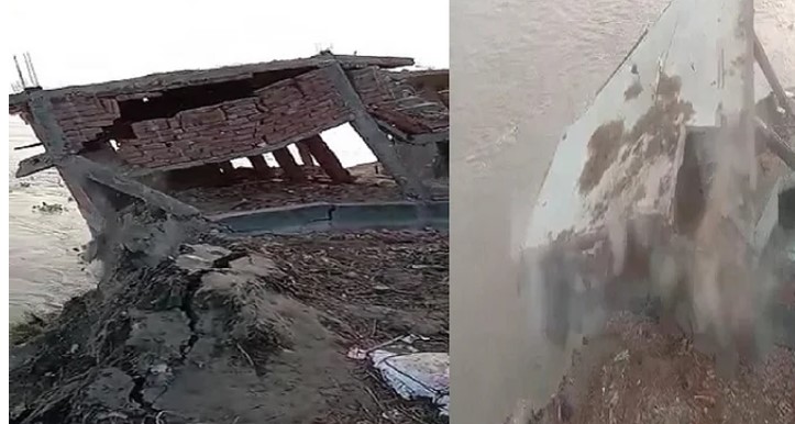 Bihar Flood 2022: बिहार के भागलपुर में कोसी ने मचाया तबाही कई घर चढ़े भेंट