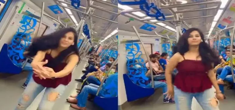 Girl dancing in metro: मेट्रो में लड़की ने किया ऐसा डांस वीडियो सोशल मीडिया पर मचा रहा धमाल