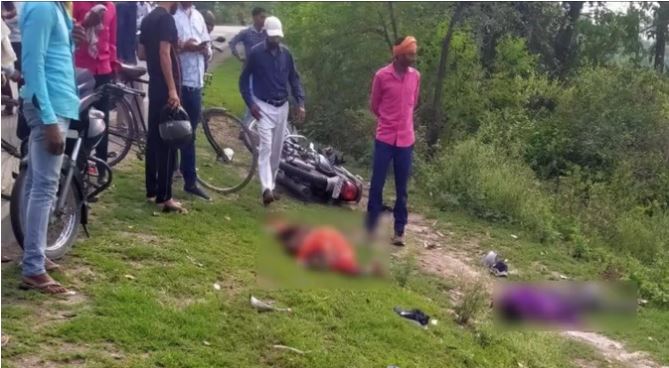 Lakhimpur Kheri News: तेज रफ्तार वाहन ने बाइक में मारी जोरदार टक्कर, मासूम समेत चार की मौत