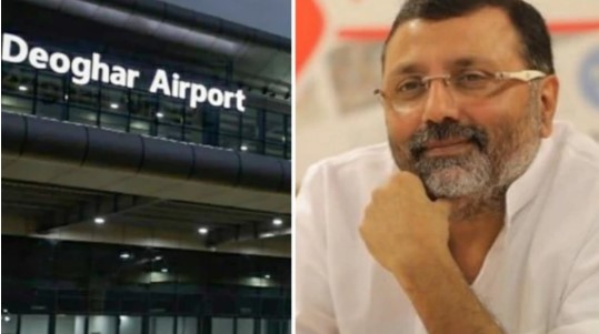 देवघर एयरपोर्ट पर सुरक्षा में चूक को लेकर  BJP MP निशिकांत दुबे, मनोज तिवारी समेत 9 लोगों पर FIR दर्ज
