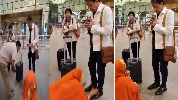 Ramayana के भगवान राम को एयरपोर्ट पर देखते ही नतमस्तक हो गई महिला, देखें वीडियो