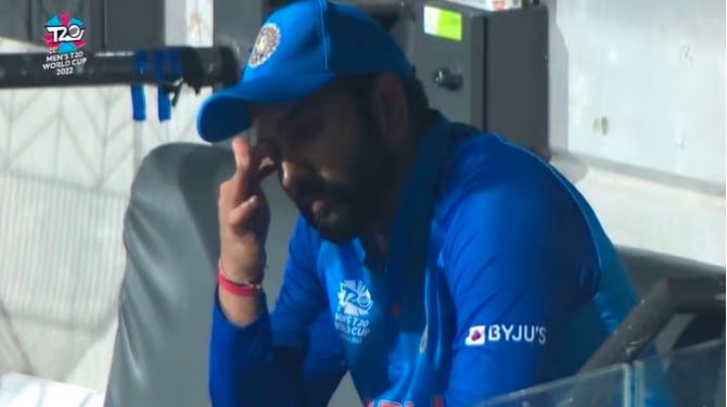 T20 WC 2022 : भारत की सेमीफाइनल में हार पर छलके कप्तान रोहित के आंसू, बोले- हम नहीं झेल पाए दबाव