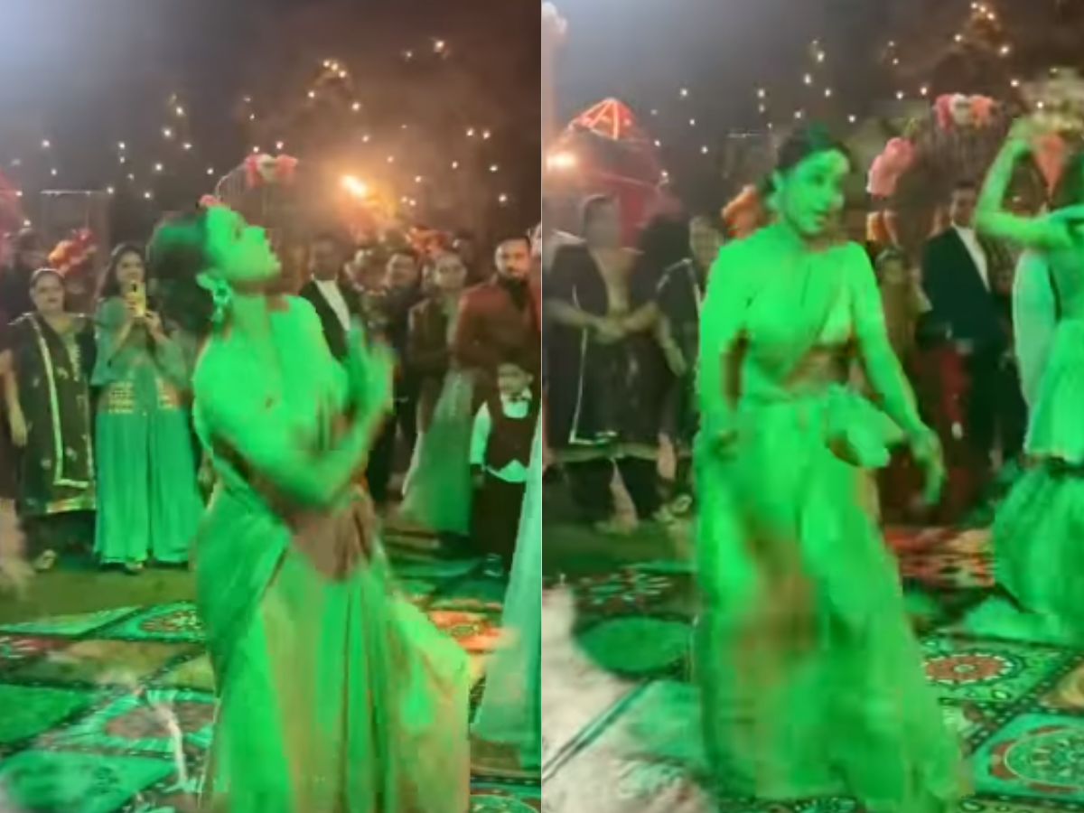 Viral Video : शादी में महिला ने किया ऐसा भांगड़ा, मच गया हंगामा