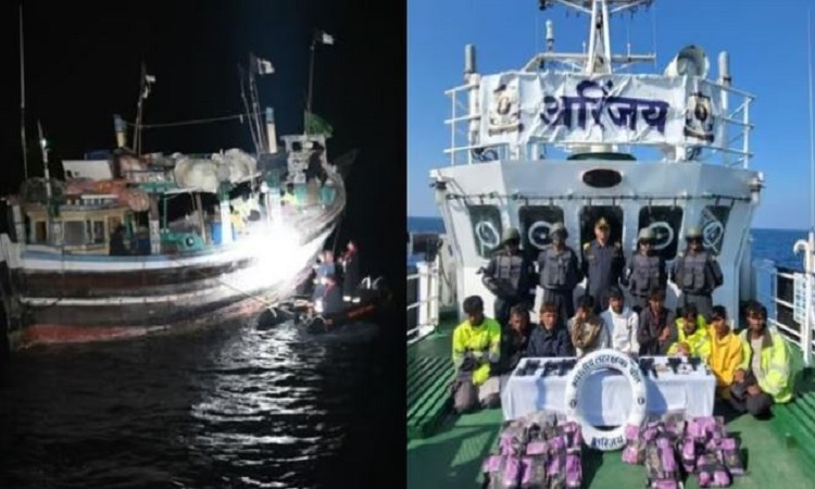 Big Action: पाकिस्तानी नाव से गोला-बारूद के साथ 300 करोड़ की ड्रग्स पकड़ी गई, खुफिया इनपुट पर हुई कार्रवाई