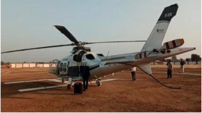 एमपी के सीएम शिवराज सिंह चौहान के हेलीकॉप्टर की कराई गई इमरजेंसी लैंडिंग, मनावर से जा रहे थे धार