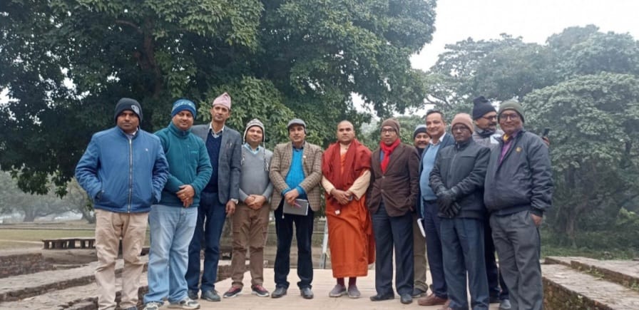 लुंबिनी डेवलपमेंट फंड टीम ने बौद्ध सर्किट का किया निरीक्षण