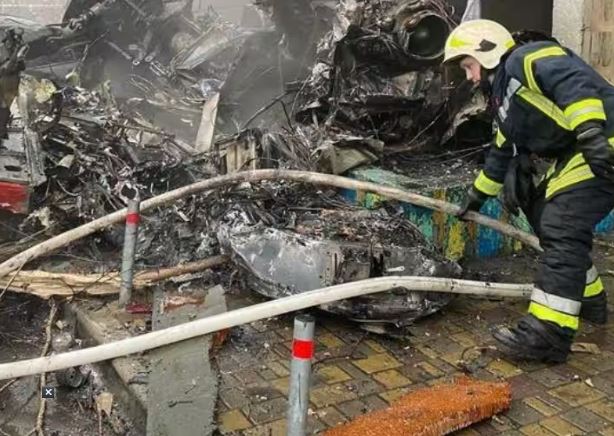 Ukraine Helicopter Crash : कीव में हेलीकॉप्टर हादसा, गृह मंत्री समेत 18 लोगों की मौत