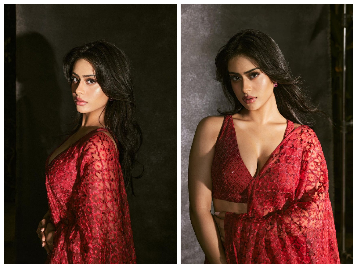 Nysa Devgan Hot Pic: रेड लहंगे में अजय देवगन की बेटी ने शेयर की रेड हॉट तस्वीरें
