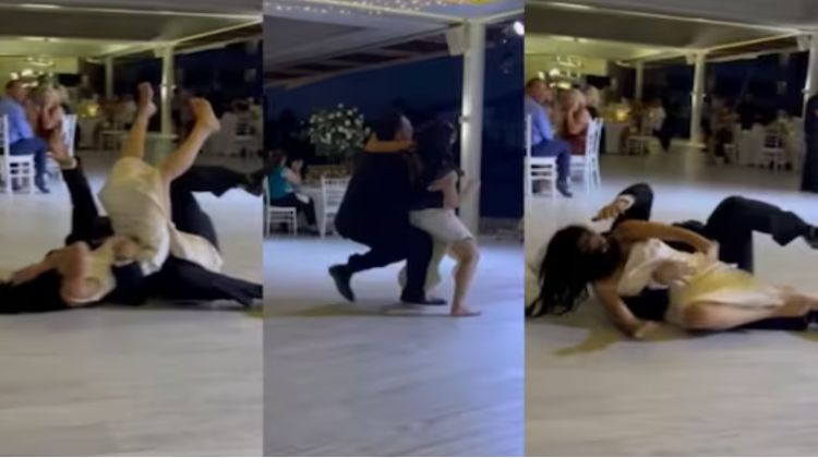 Funny Dance Video: पति-पत्नी ने पार्टी मे किया गज़ब डांस, देख लोग बोले- डांस है या कुस्ती