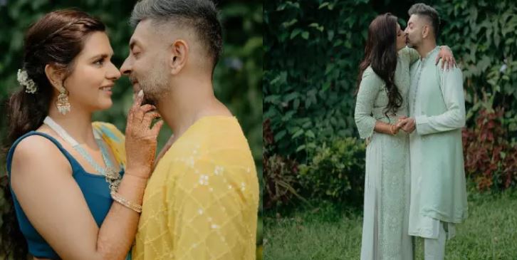 Dalljiet Kaur Mehndi Ceremony: टीवी एक्ट्रेस ने मंगेतर के साथ किया लिपलॉक, रोमांटिक तस्वीरें हुई लीक